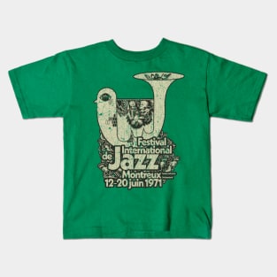 Festival International de Jazz Montreux 1971 Kids T-Shirt
